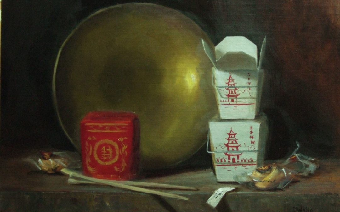Chinese and Brass  16 x 20